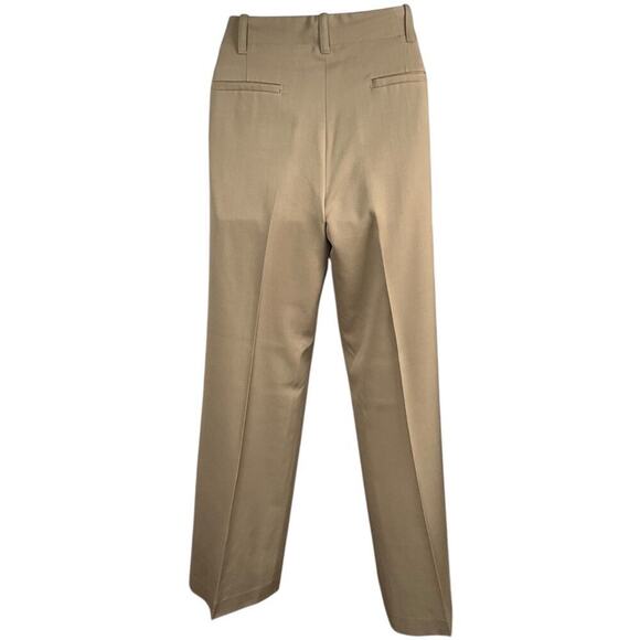 J. Crew Women's 100% Wool Trouser Pants Classic SZ 4 Favorite Fit Tan Work Wear - Picture 3 of 14
